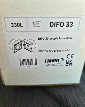 Fotocellule Fadini  DIFO 33