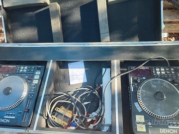 2 piatti e Flight Case vintage