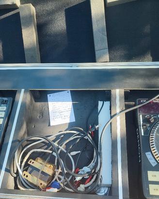 2 piatti e Flight Case vintage