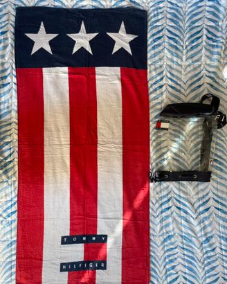 Telo Mare TOMMY HILFIGER con Zainetto Trasparente