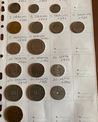 Lotto  di 16 monete Greche