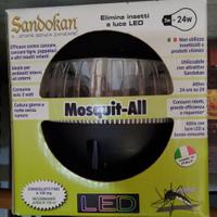 Sandokan Lampada LEDElettroinsetticida Mosquit all