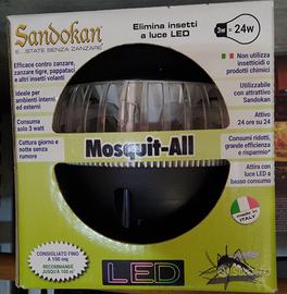 Sandokan Lampada LEDElettroinsetticida Mosquit all