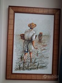 dipinto olio su tela Di Fede  mis.40x70 euro 600. 