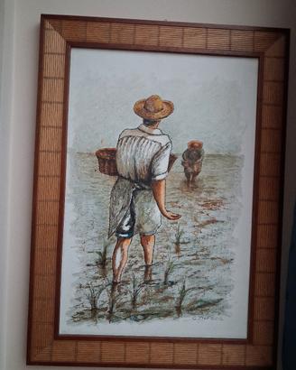 dipinto olio su tela Di Fede  mis.40x70 euro 600. 