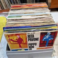 LOTTO CON 90 VINILI FORMATO 45 GIRI TITOLI DA FOTO