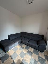 Divano letto angolare Elettra – colore grafite