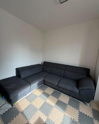 Divano letto angolare Elettra – colore grafite