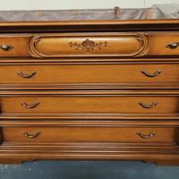 Comò Classico in Legno Pregiato – 4 Cassetti