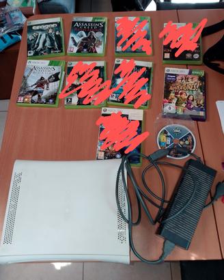 Xbox 360 bianca funzionante 