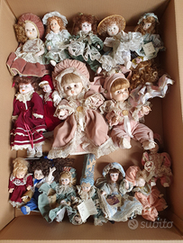 Bambole in ceramica da collezione