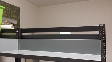 Scaffale metallo alto cm 200  autoportante