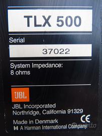 ELETTRONICA CASSE JBL TLX 500 LEGGETE DESC. GRAZIE