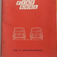 libretto  uso e manutenzione  fiat 500 500L
