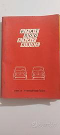libretto  uso e manutenzione  fiat 500 500L
