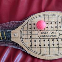 Set 2 racchette legno e 1 pallina