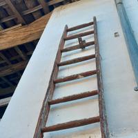 scala in legno vintage