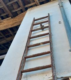 scala in legno vintage