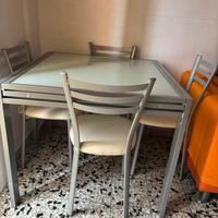 Tavolo vetro temperato