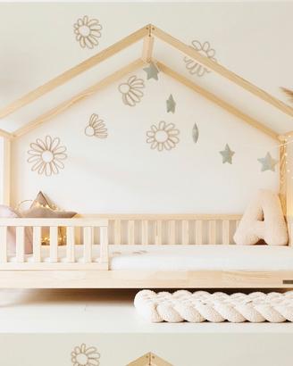 Letto capanna Mon Lit Cabane e materasso Dorelan