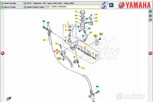 Leva frizione Yamaha YZF R 750 4FM839120000