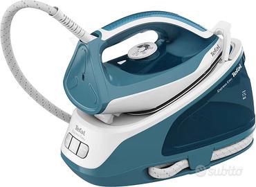 Tefal Espress Easy Ferro da Stiro a Vapore, Blu/Bi