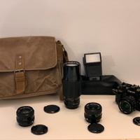 Corredo Canon A1 e lenti Fd