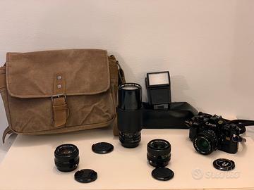 Corredo Canon A1 e lenti Fd