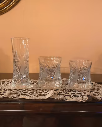 Set 30 bicchieri in Cristallo di Boemia Molati