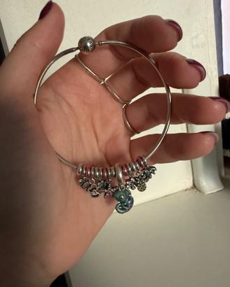 Bracciale Rigido Pandora ME + Mini Charm + Charm C