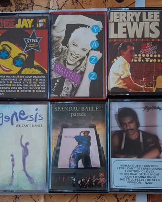 Lotto 10 musicassette vintage anni 80&90