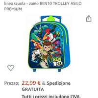 Zaino Ben 10 trolley