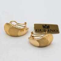 Orecchini in oro giallo 18 kt a semicerchio A.711