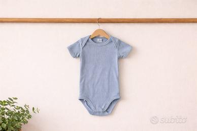 Body Petit Bateau bimbo azzurro 24 mesi (86 cm)