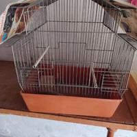 GABBIA a "casetta" per canarini