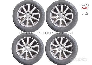 04 cerchi e gomme Audi A4 ( B8 ) 16° originali