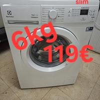 lavatrice Rex 6kg slim 1000 giri di centrifuga 