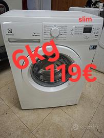 lavatrice Rex 6kg slim 1000 giri di centrifuga 