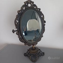 Specchio da tavolo vintage orientabile