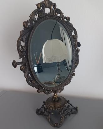 Specchio da tavolo vintage orientabile