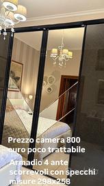 Camera da letto 800euro