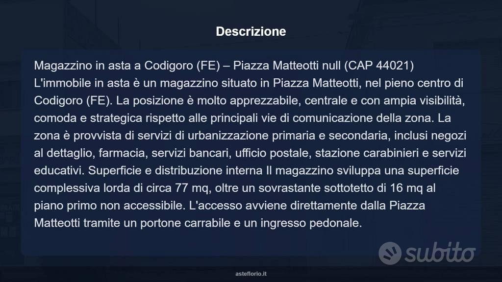 Immobile in asta di 116 m² con più di 5 locali a C - Vista 5