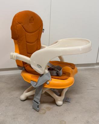 Seggiolone pappa da sedia con vassoio e cintura