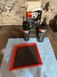 Kit filtro aria BMC + mantenimento K&N Fiesta mk7