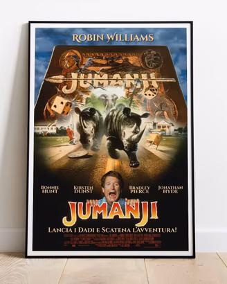 Poster Locandina Film "Jumanji"