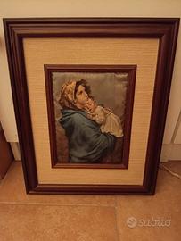 quadro donna con bambino 