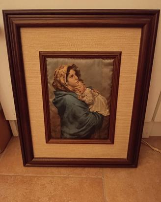 quadro donna con bambino 