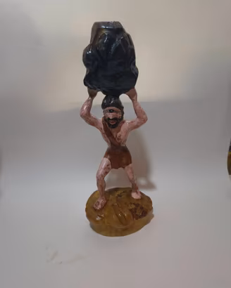 Polifemo In Legno. Scultura firmata realizzata da