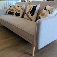 Divano letto 3 posti schienale reclinabile