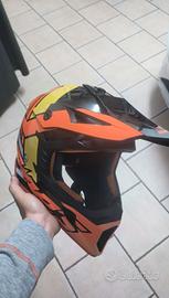 casco swap arancione e nero